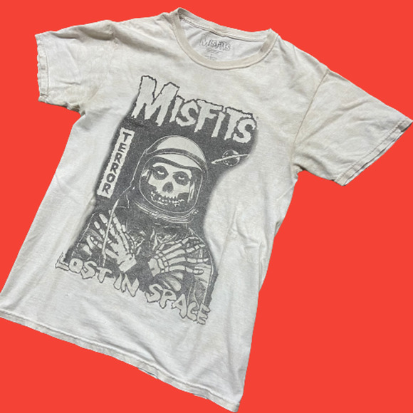 Other - Misfits Rock Band Lost In Space Light Tan Black T-Shirt Men's Size Small